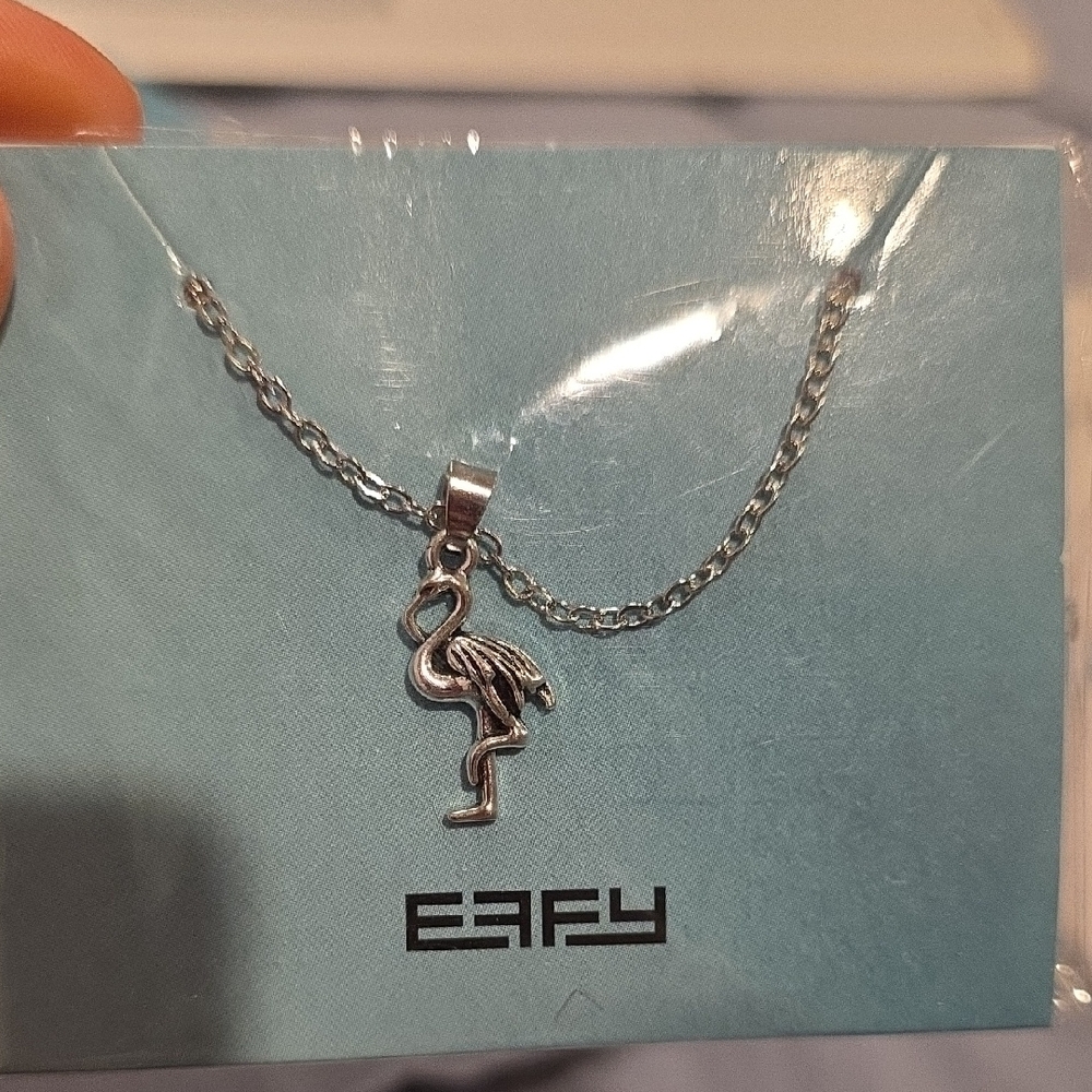 EFFY Silver Flamingo Pendant Necklace